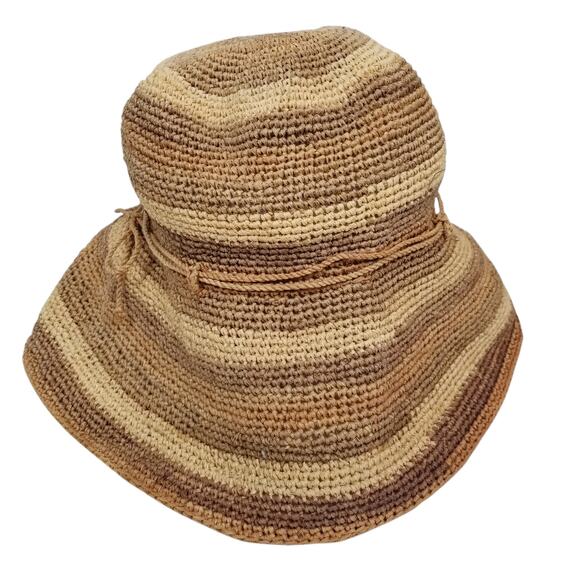 Helen Kaminski Australia Provence Striped Raffia Sun Hat main image 5